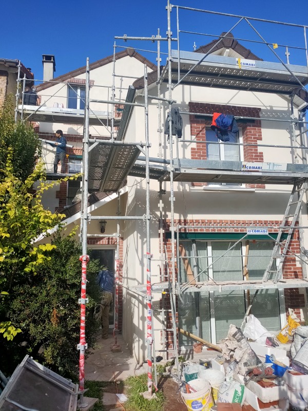 Enduit de facade a Suresnes