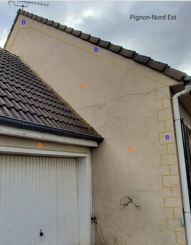 Renovation de facade Villiers sur Marne