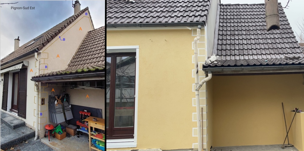 Renovation de facade a Villiers sur Marne