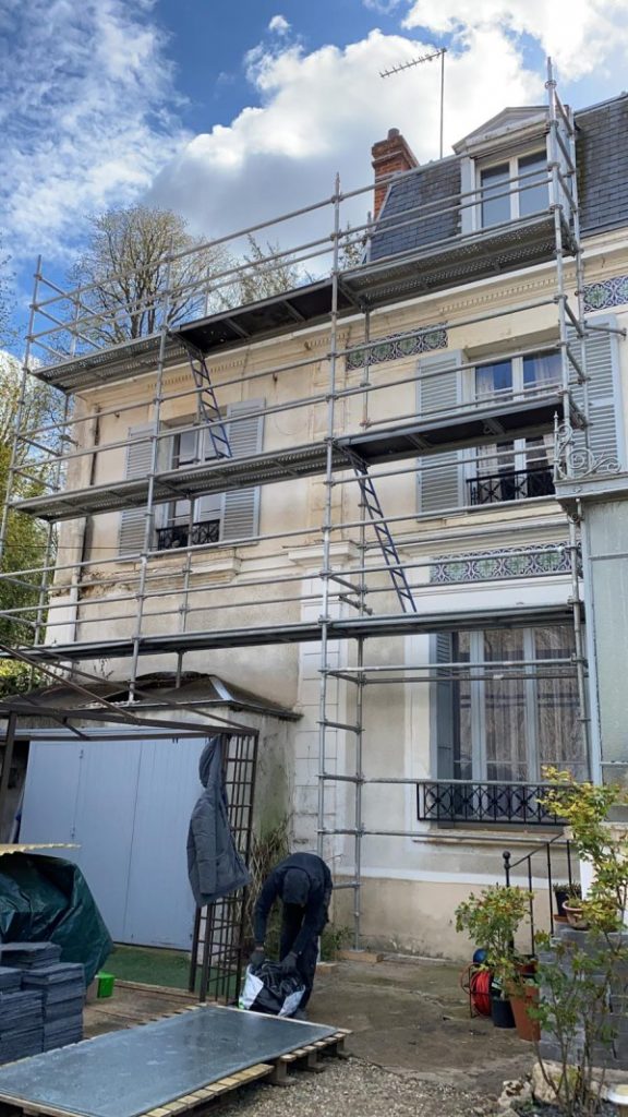 Restauration de façade à Saint-Germain-en-Laye