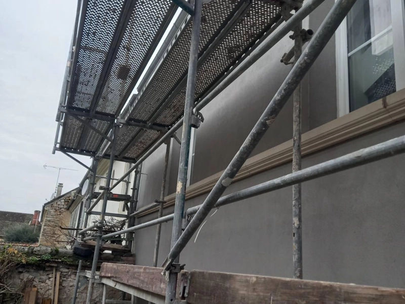 Enduit isolant extérieur pour façade