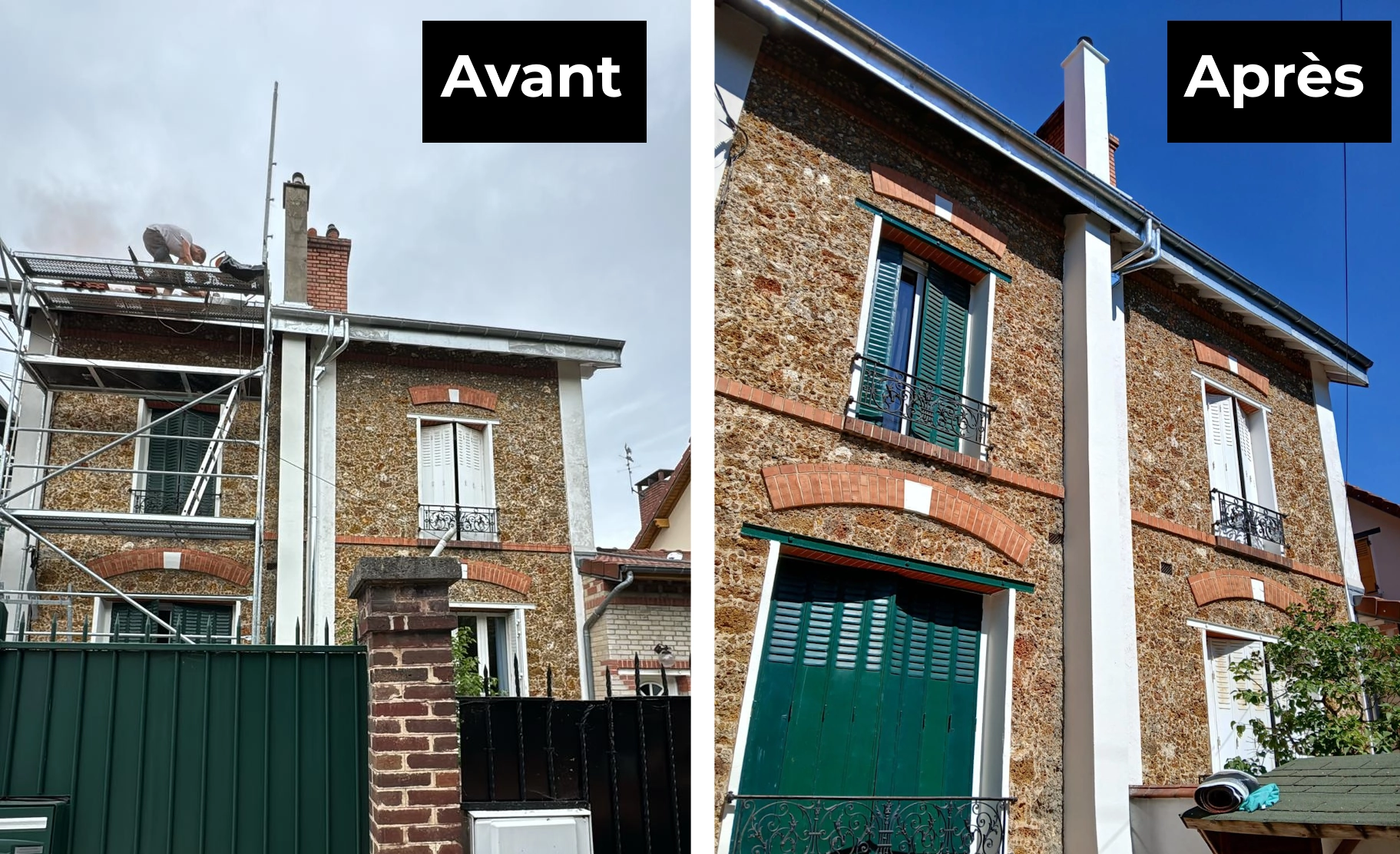 Ravalement de façade à Rueil-Malmaison (92500) Ravalement extérieur à Rueil-Malmaison