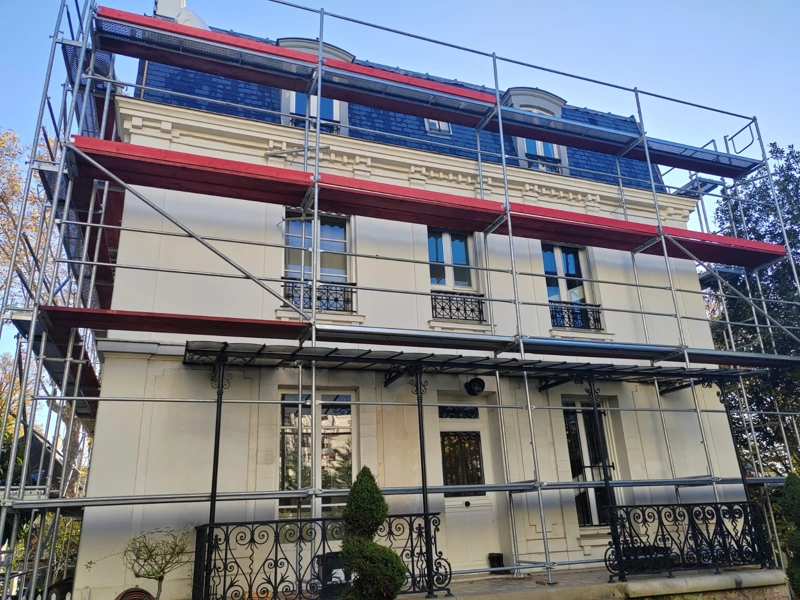 Entreprise de rénovation de façade à Paris et en Île-de-France Ravalement d'une façade de maison ancienne