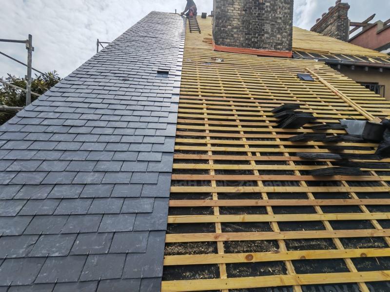 Couverture ardoise Paris 19