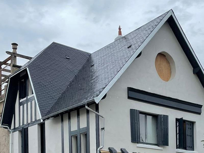 Couverture ardoise Paris