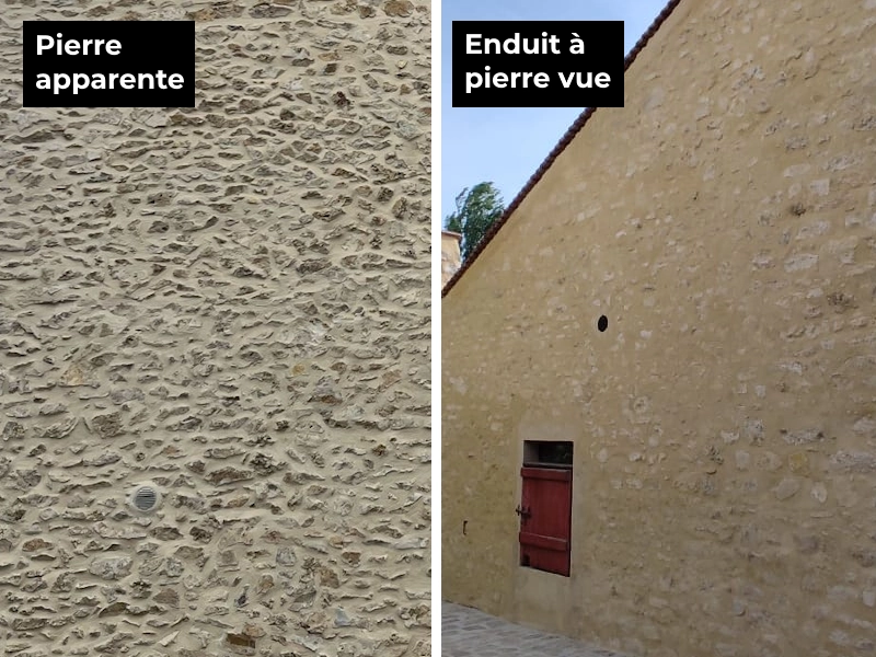 Pierre vue ou pierre apparente