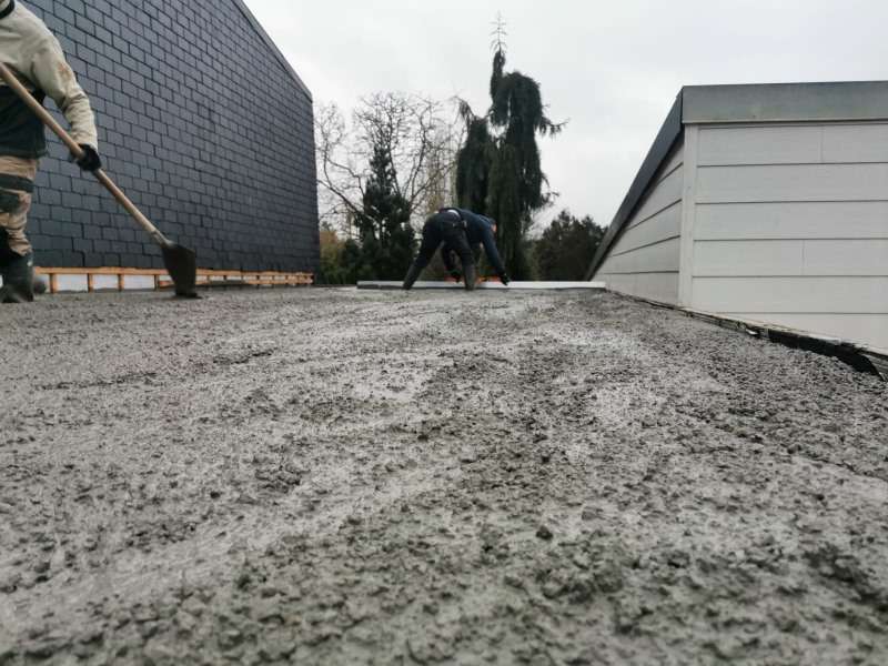 Toiture terrasse en béton