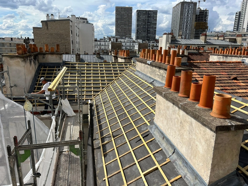 Prix rénovation toiture au m2