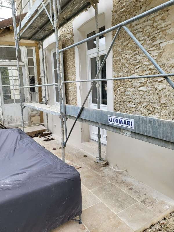 Ravalement facade pierre 78