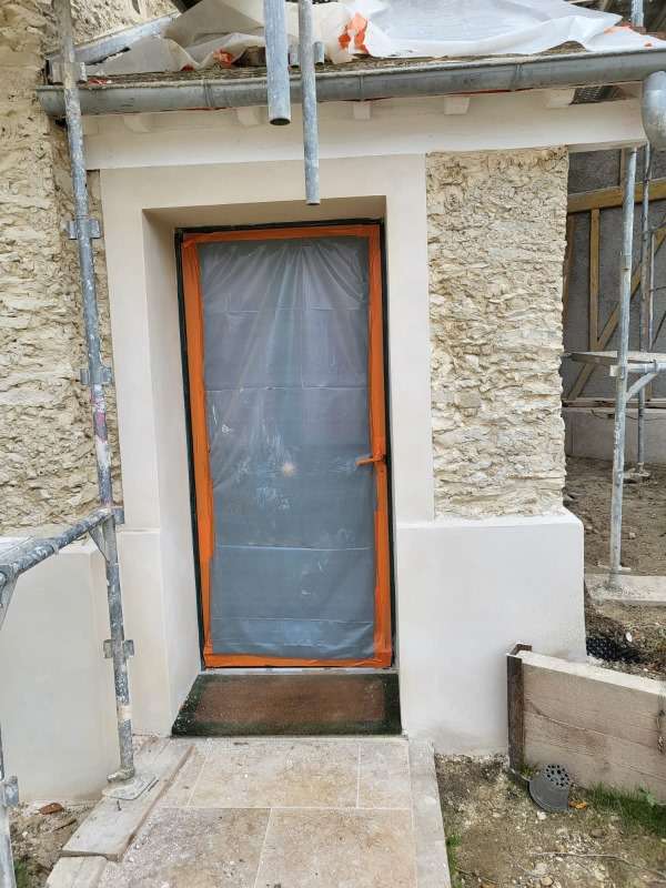 Renovation facade pierre yvelines