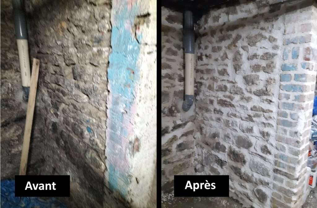Traitement humidite cave 95