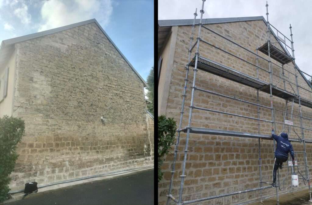 Rejointoiement avant apres