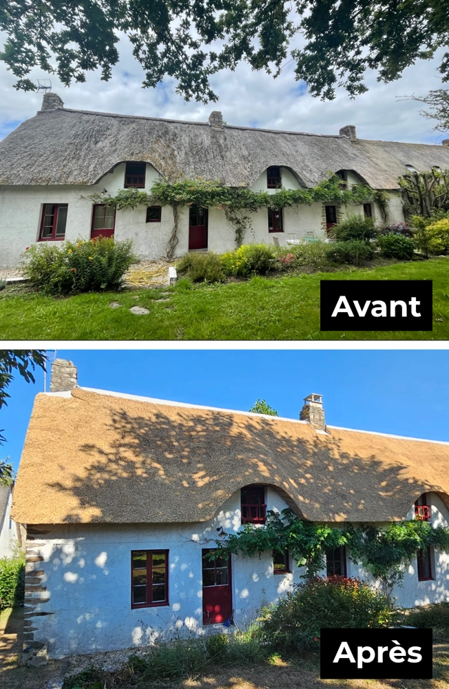 Couvreur chaumier en Brière