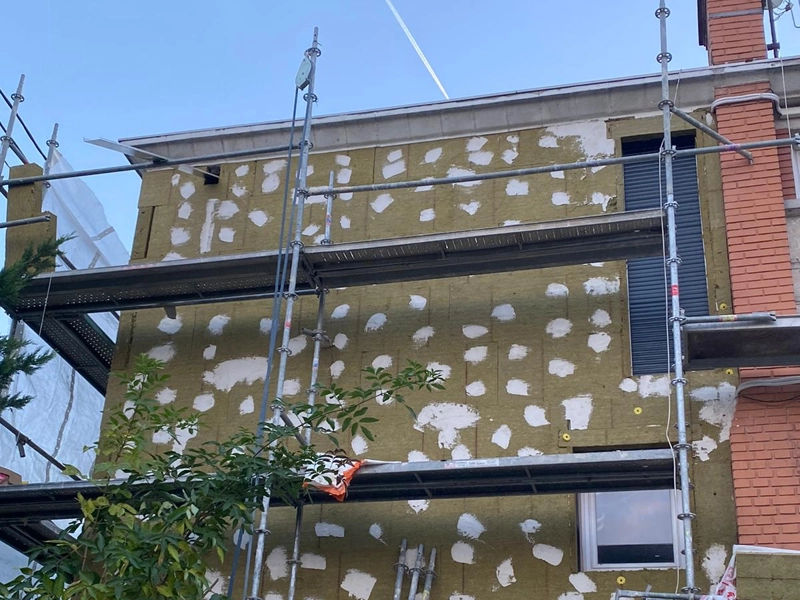 Prix d'isolation extérieure d'une maison de 100 m2