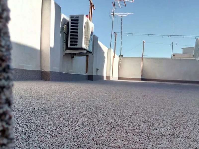 Rénovation de toiture au liège projeté Liège expansé et toiture terrasse