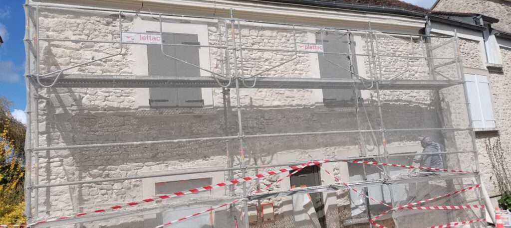 Restauration facade pierre Yvelines