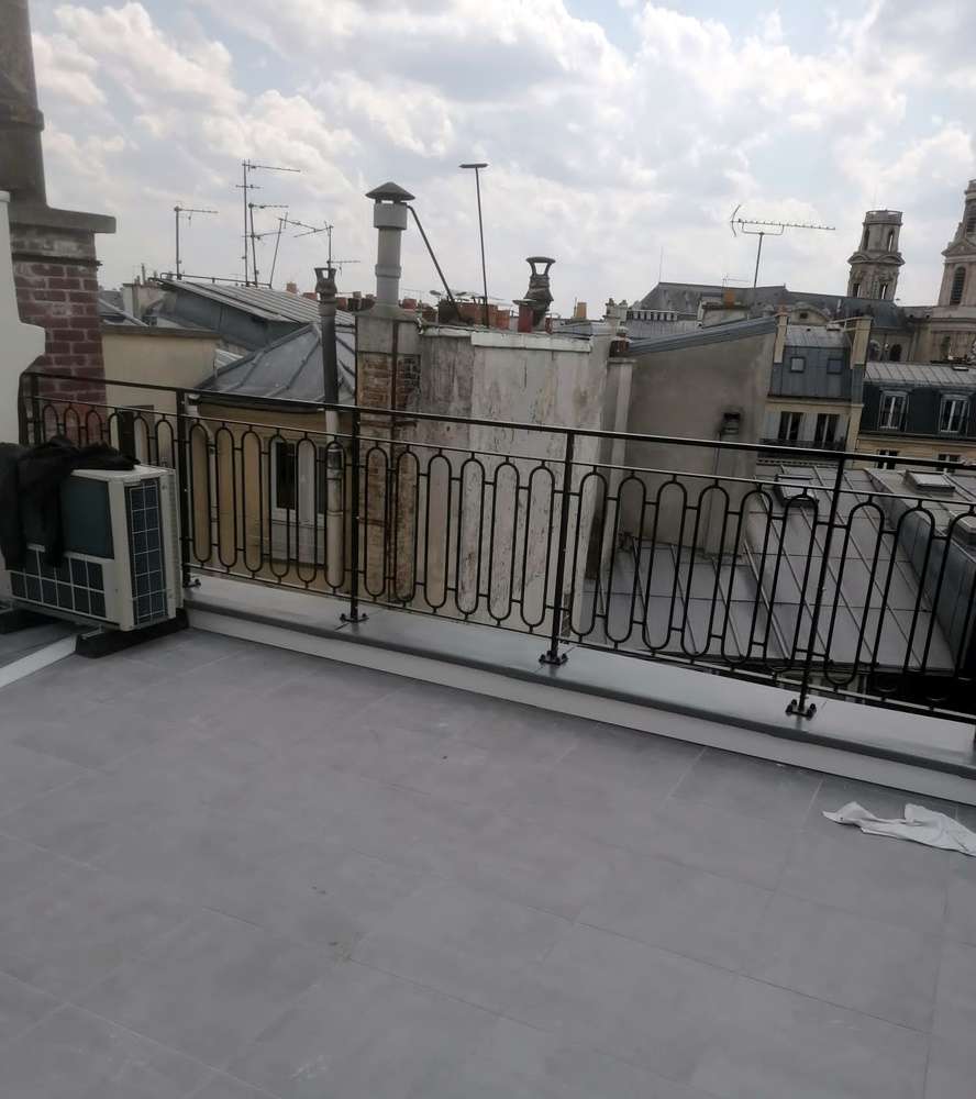 Etancheite dune terrasse a Paris
