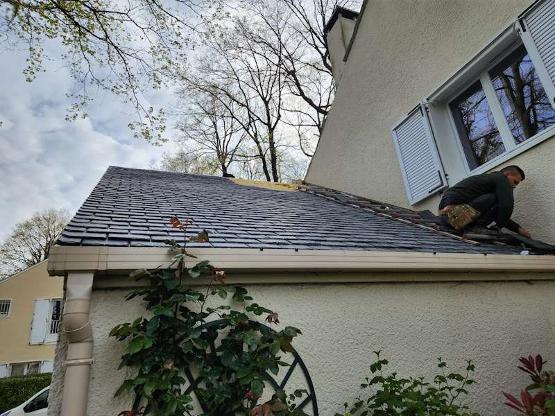 Pose couverture ardoise 78