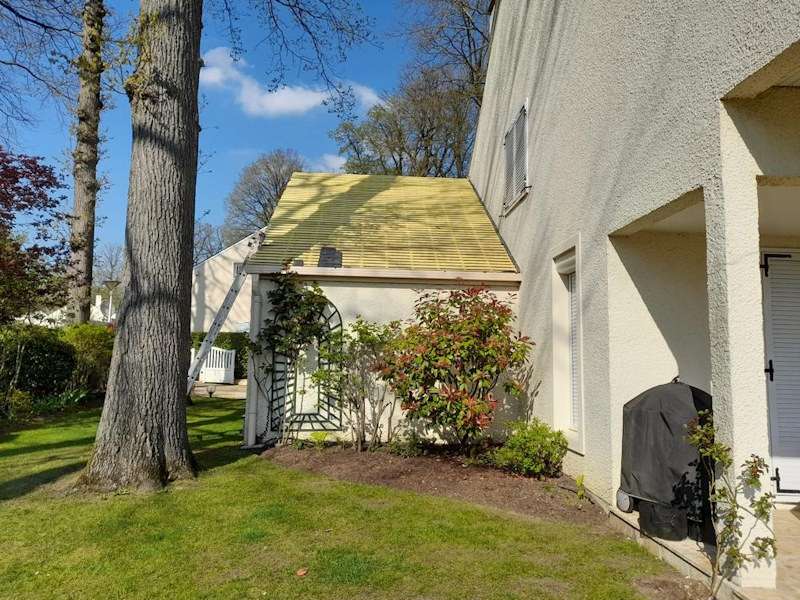 Pose dune toiture en ardoise