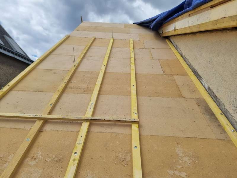 Detail sarking toiture