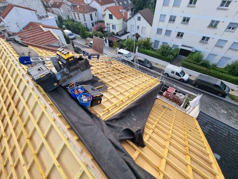 Isolation exterieure toiture