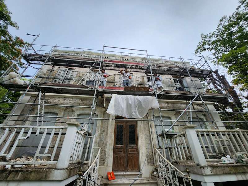 Piochage de facade Saint Gratien 95