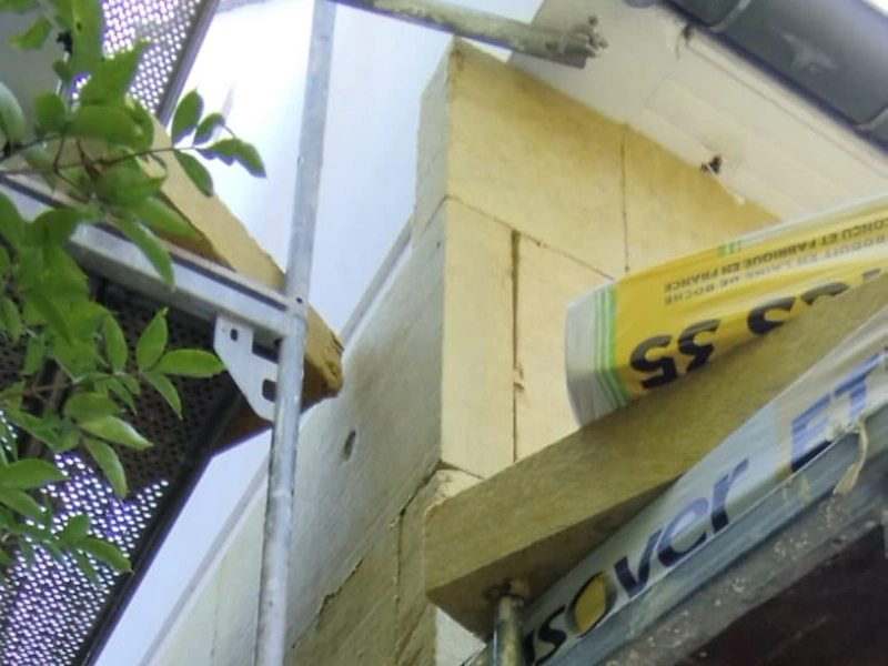 Isolation chaux chanvre et ITE