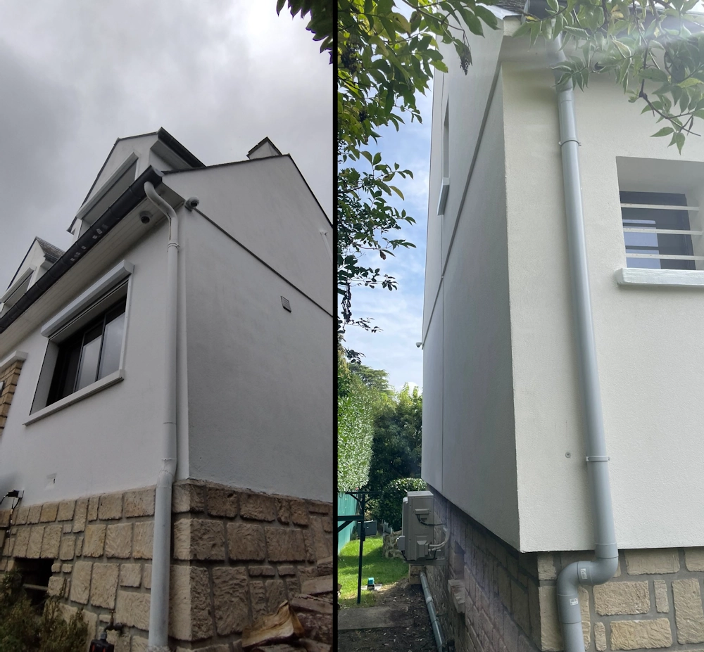 Isolation exterieure 78 avant apres