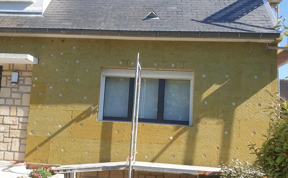 Isolation exterieure dune maison