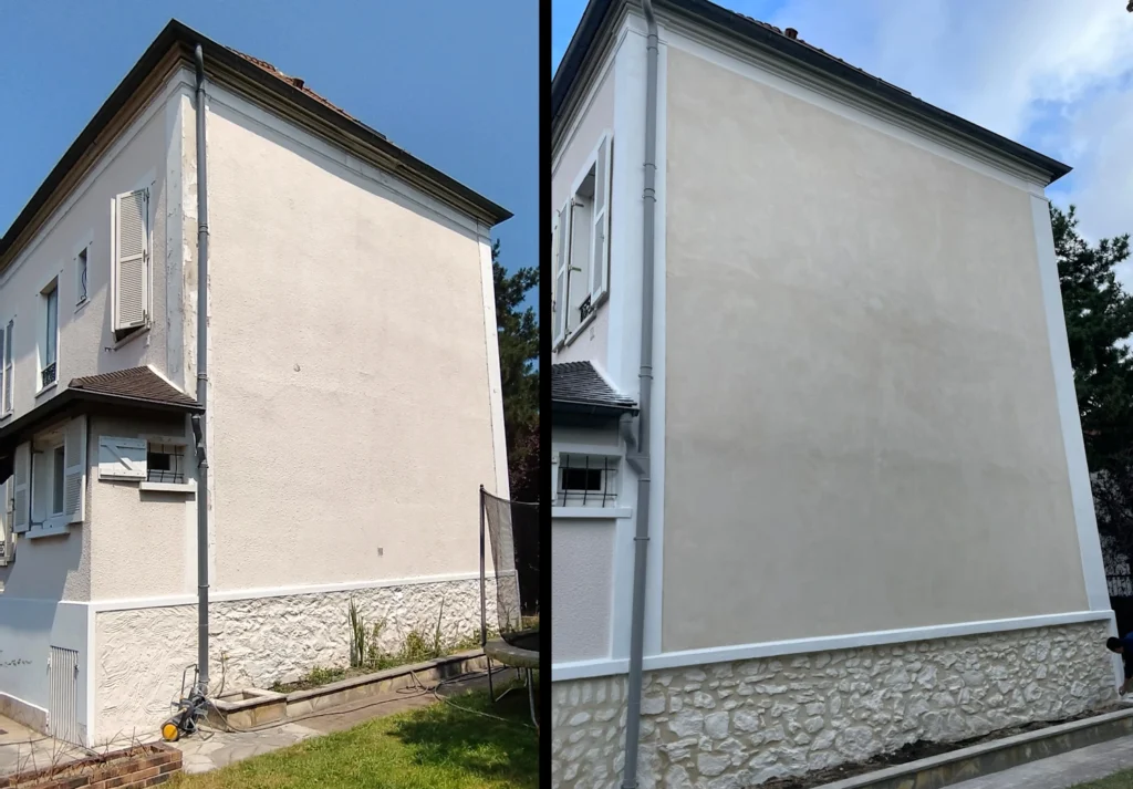 Ravalement de facade 93 avant apres