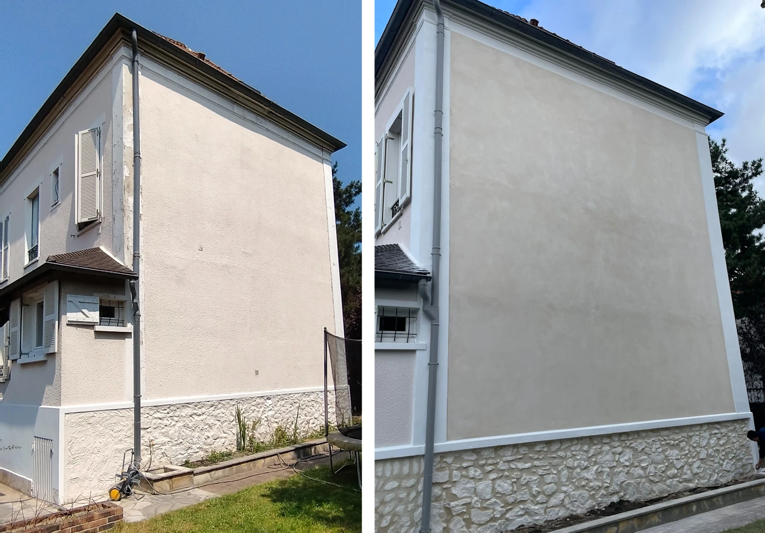 Raévalement de façade à Villemomble