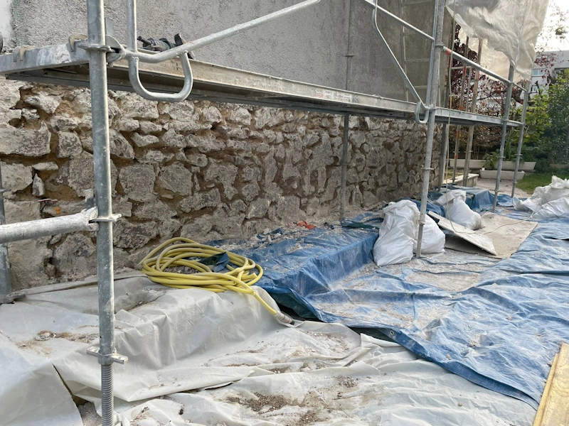 Rejointoiement soubassements