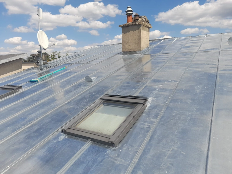 Pose toiture zinc 94