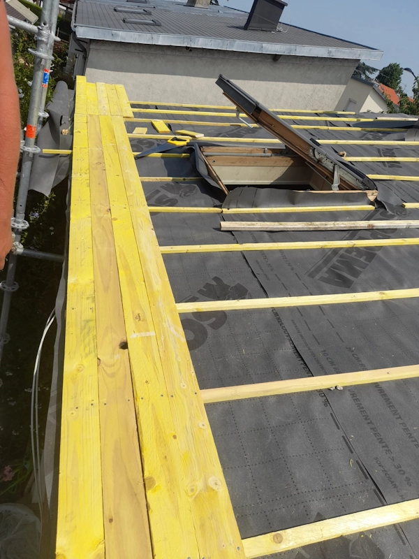 Pose volige couverture zinc