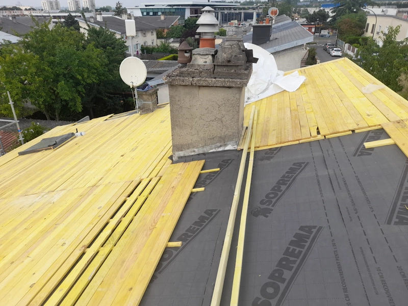 Pose volige toiture zinc