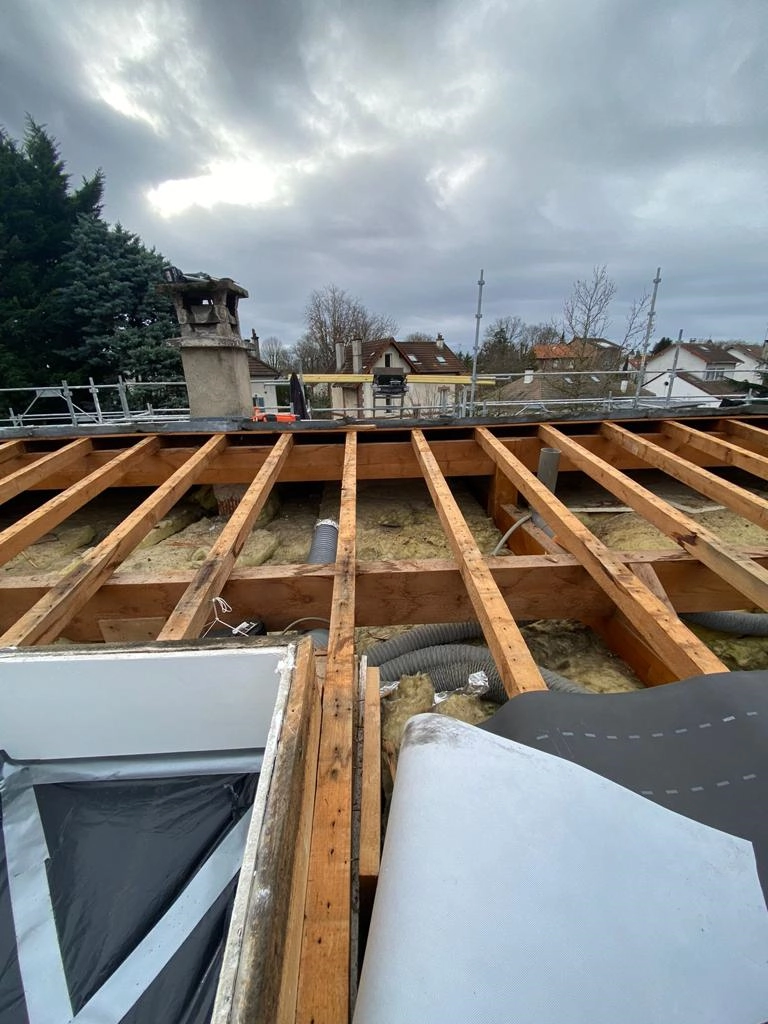 Installation toiture zinc 92