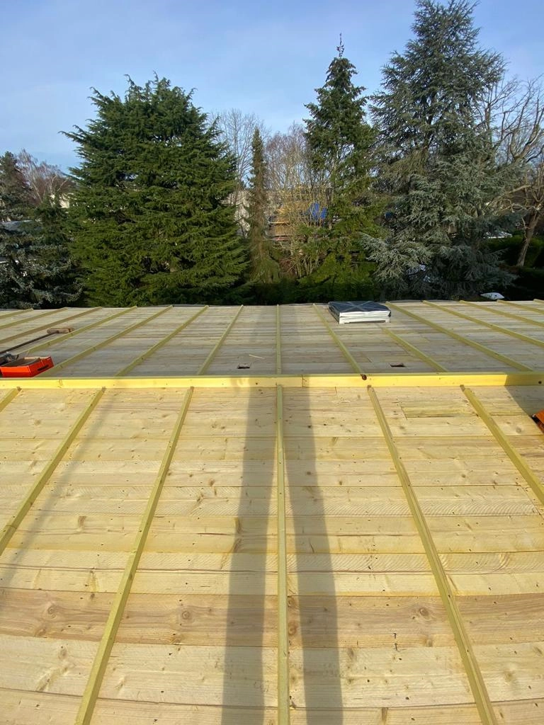 Pose toiture zinc vaucresson