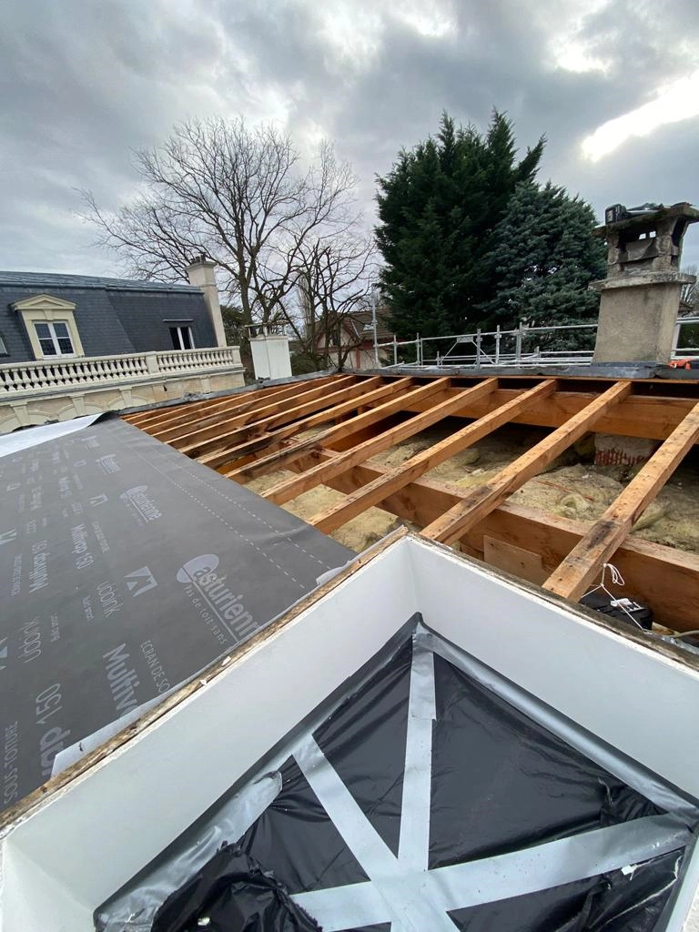Renovation toiture zinc 92