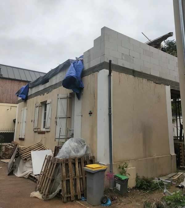 Surelevation de toiture