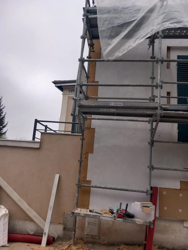 Isolation exterieure a la fibre de bois