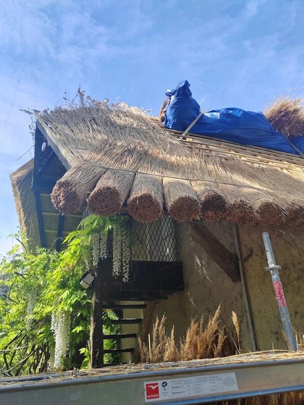 Pose toiture chaume 78