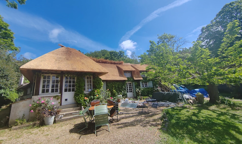 Renovation toiture chaume 78