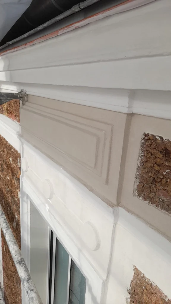 Renovation encadrement de fenetre