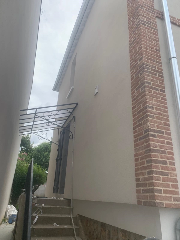 Isolation exterieure avec modenature