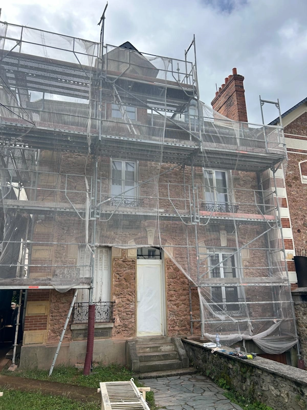 Ravalement maison pierre 91