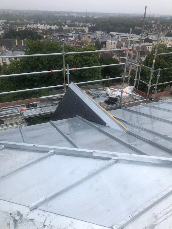 Couverture en zinc 95