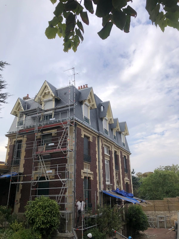 Refection couverture mansart Pontoise