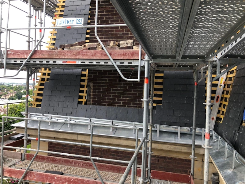 Renovation de toiture en ardoise