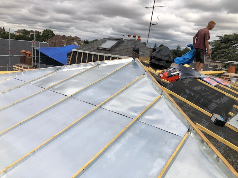 Renovation touiture zinc sur