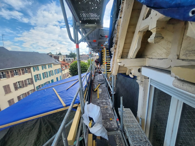 Restauration couverture Pontoise